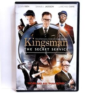 Kingsman The Secret Service DVD Movie Colin Firth Taron Egerton Action Spy R